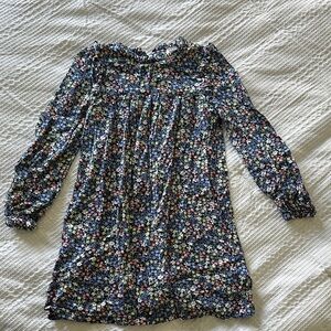 GAP Kids Floral Print Dress - Blue and Pink